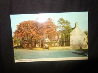 Castleton Youth Hostel And Market Square,  Old Postcard By Dennis C1980