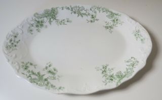 Antique Porcelain Royale Pitcairns Ltd.  Tunstall England Serving Platter - Laurel