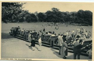 Kettering - Wicksteed Park - Miniature Railway - Old Postcard View