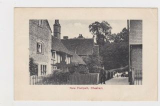Old Card Footpath Chesham Thomas Harding School 1915 From Hyde Heath