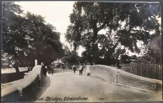 Postcard Rp Maun Bridge Edwinstowe Sherwood Forest Nottinghamshire - Old View