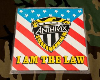 Anthrax I Am The Law 12 " Vinyl Single 1987
