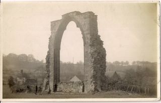 Rare Old Photograph - Arch - Dale Abbey Near Derby - Derbyshire 1972