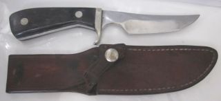 Rare Vintage Gerald Hurst Custom Hand Made Fixed Blade Knife In Sullivans Sheath