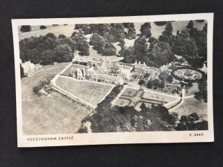 Vintage Rp Postcard: Northants: T1: Rockingham Castle: Aerial View