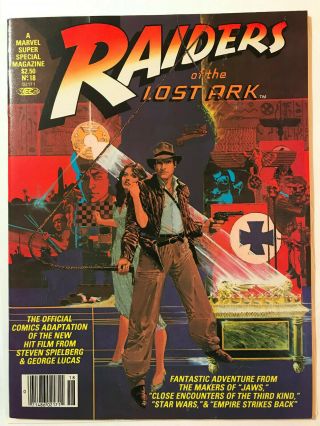 Raiders Of The Lost Ark (1981) Marvel Special 18 Very Nm,