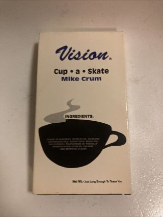 Vision Skateboards “cup - A - Skate Mike Crum” Vhs Video