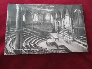 Old Postcard,  " The Speech Room,  Harrow ".