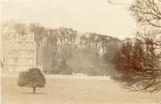 Old Real Photo Postcard Of Englefield House " (berkshire) Posted C1905