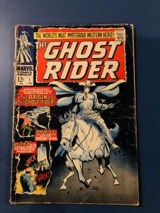 The Ghost Rider 1 Silver Age Marvel Western Origin And 1st Appearance Cool Book
