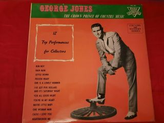George Jones - The Crown Prince Of Country Music - Uk Ember Lp