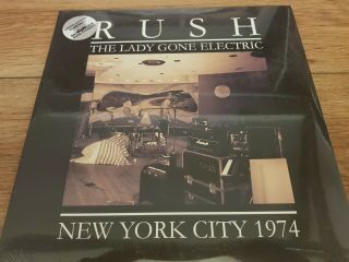 Rush " The Lady Gone Electric York City 1974 " 2 Lp Set Whit Vinyl 2015
