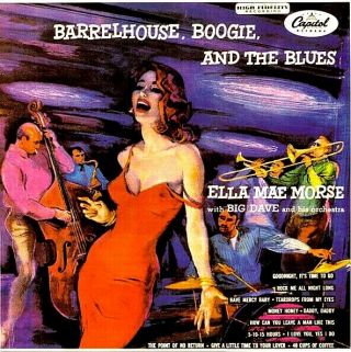 Ella Mae Morse " Barrelhouse,  Boogie And The The Blues " Premium Lp (vg,  /vg)