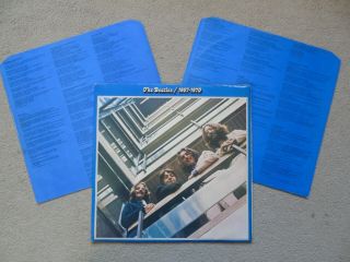 The Beatles 1967 - 1970 Blue Double Lp Apple First Issue 127
