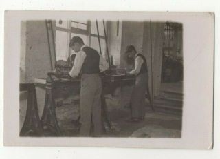 Harrow School Workshop Middlesex Vintage Rp Postcard Barrett 309c