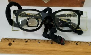Designs For Vision Dental Surgical Loupe Telescope Glasses Vintage Wood Case 2