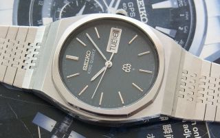 & Rare Vintage Seiko King Quartz Day/date Model 9923 - 701a Japan Made Watch