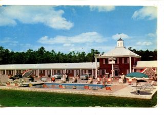 Midwood Motel Court - Rocky Mount - North Carolina - 1958 Vintage Advertising Postcard