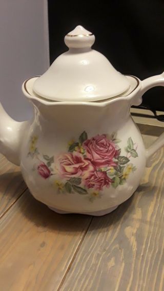 Vintage Price Kensington Teapot Floral Design June Made In England