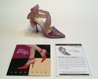 Willitts Designs “just The Right Shoe” By Raine Item 25229 Wrap It Up,  Blush