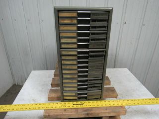 Vintage Parts Room 17 Drawer File Cabinet10 - 5/8 " X 25 " X 21 - 3/4 " Tall