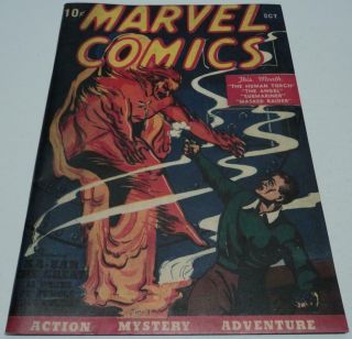 Marvel Comics 1 Rare 1939 Facsimile Edition (fn/vf) Sub - Mariner & Human Torch