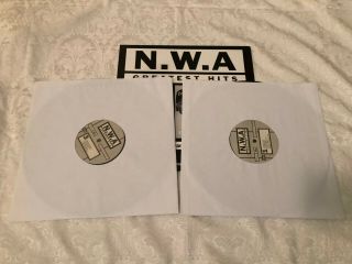 NWA Greatest Hits Double Vinyl Gangsta Rap Ice Cube Eazy E Dr.  Dre Yella MC Ren 3