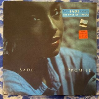 Sade ‎– Promise Vinyl Lp Rare 1985 Holland Pressing W/ Hype Stickers Epc 86318