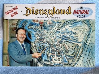 Vintage Disneyland Picture Souvenir Book 1955 1st Year Walt Disney Prod