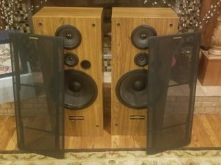 Vintage Pioneer Cs - M551 3 Way Floor Standing Speaker Made In Japan