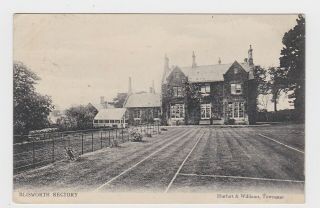 Old Card Blisworth Rectory Tennis Court 1907 Northampton Towcester