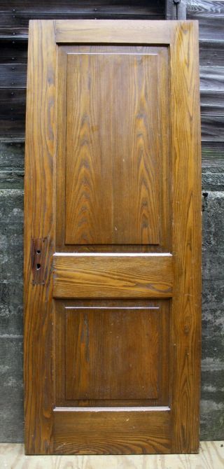 4 Avail 30 " X77 " Antique Vintage Solid Chestnut Wood Wooden Interior Door 2 Panel