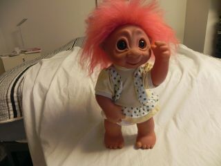 Vintage 1979 Th Dam 806 17 " Girl Troll With Clothes