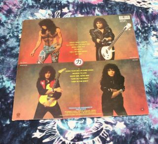 RARE 1987 KISS - CRAZY NIGHTS Vinyl LP Album US Pressing VG,  VERTIGO VERH 49 3