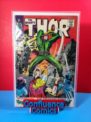 Thor 148 (jan 1968,  Marvel) 1st Appearance Of The Wrecker,  Origin Of Black Bolt