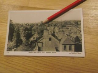 Bodmin - Lovely Old Real Photo Postcard Bodmin From Castle Hill Showing Beacon