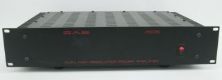 Vintage SAE A205 High Resolution Stereo Power Amplifier 100 - 200 Watts / CH 2