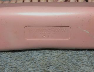 Vintage 1959 WESTERN ELECTRIC G3 Rotary Telephone Molded In Pink/Salmon J0352 3