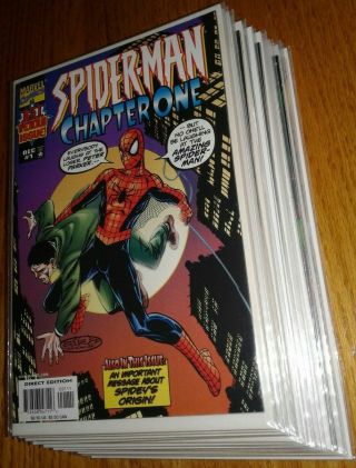 " Spider - Man: Chapter One " Full Unread 1st Print John Byrne Series W/ Variant