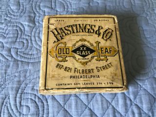 Vintage Hastings & Co Gold Leaf - T