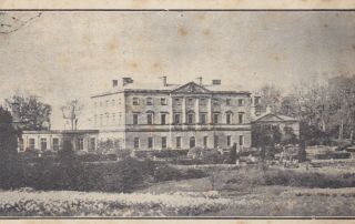 Old Postcard Building Howick Hall Alnwick Northumberland F9