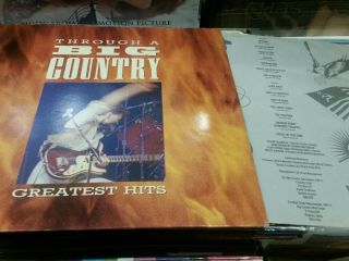 Big Country ‎– Through A Big Country - Greatest Hits Lp - 1990 -