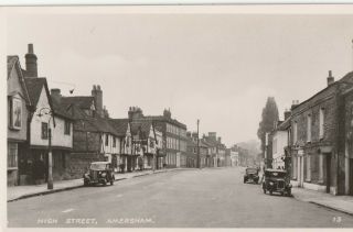 R England Buckinghamshire Old Picture Postcard English Amersham High Street