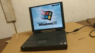 Vintage Gateway Solo 2500 Laptop Windows 98 Second Edition Ms Dos Serial Port Cd