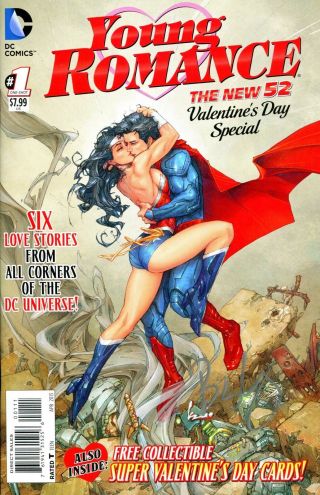 Young Romance 1 52 Valentine’s Day Special Signed By Artist Simon Bisley