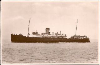 Lovely Old R/p Postcard - Tss St.  Julian Ferry Weymouth - Channel Islands C1939