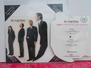 David Bowie Tin Machine Shappped Picture Disc Maggies Farm 1989 Live
