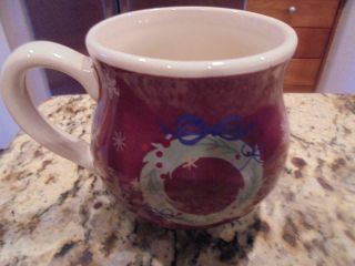 Longaberger All The Trimmings Wreath Mug Low Fast