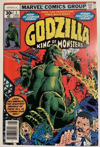 Godzilla 1 Marvel Comics 1977 King Of The Monsters Bronze Age Key Issue