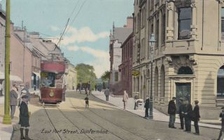 Old Postcard Tram Light Railway Dunfermline Fife Scotland Oc1